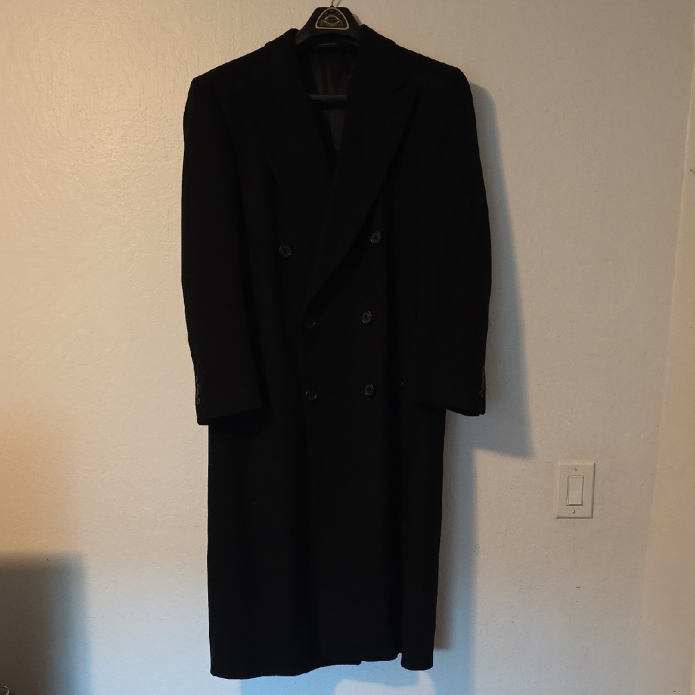 Nordstrom Black Trench Coat Elegant Full-Length Design